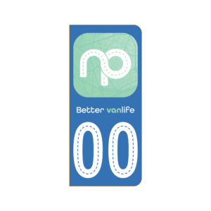 License plate Sticker Green (x2)