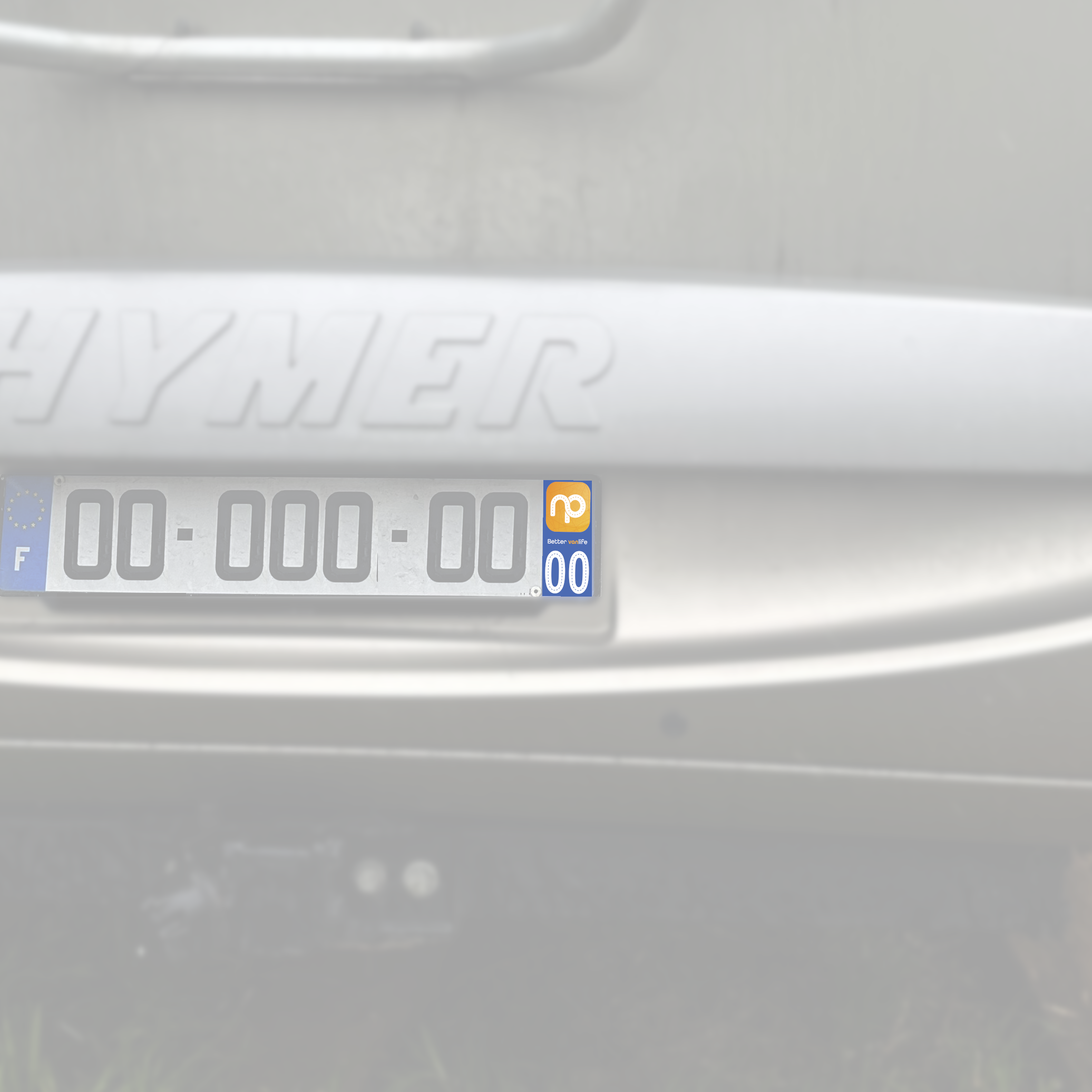 License plate Sticker Green (x2) - Image 2